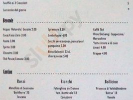 Tribeca Food Coffee menu