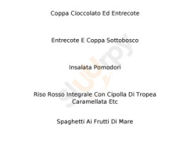 Dolci Delizie menu