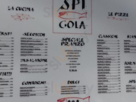 Spigola menu