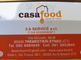 Casafood menu