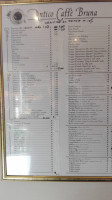 Antico Caffe Bruna menu