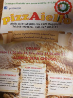 Pizzaiello Pizza Da Asporto menu