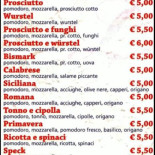Pizzeria La Sfinge Carte