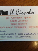 Il Circolo menu