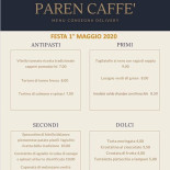 Caffè Paren menu