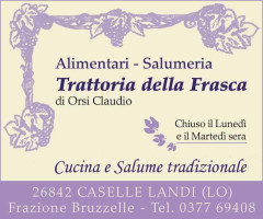 Trattoria Della Frasca Salumeria E Alimentari Di Orsi Claudio menu