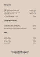 Riviera menu