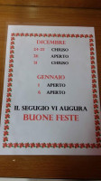 Pizzeria Segugio menu