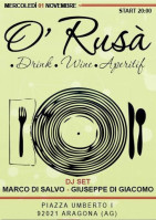 O' Rusa menu