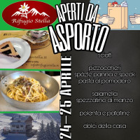 Rifugio Stella menu