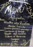 Il Mare In Montagna menu