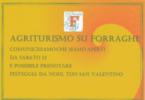 Agriturismo Su Forraghe menu