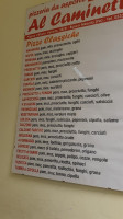 Pizzeria Al Caminetto Bosco Mesola menu