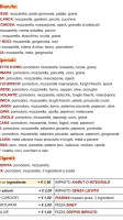 Pizzeria Al Caminetto Bosco Mesola menu