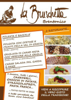 La Bruschetta menu