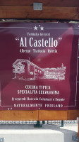 Albergo Trattoria Al Castello menu