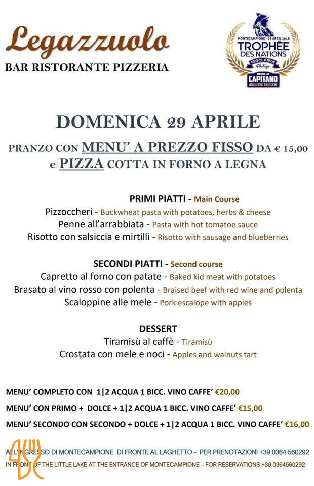 Legazzuolo Pizzeria Carte