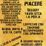 Pizzeria Enoteca La Perla Cardápio