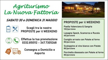 Agriturismo La Nuova Fattoria menu