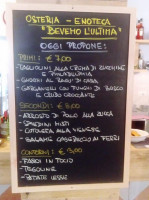 Bevemo L'ultima menu