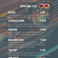 La Casa Della Birra menu