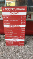 Porchettaro Lo Sfizio menu