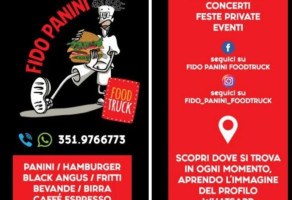 Fido Panini Foodtruck menu