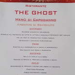Pizzeria The Ghost Carte