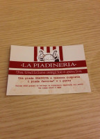 La Piadineria menu