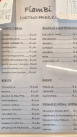 Fiambi menu