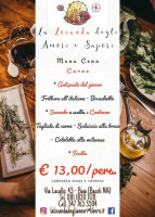 La Locanda Degli Amori E Sapori menu