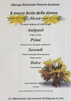 Ristornate Pizzeria Albergo Gustame menu