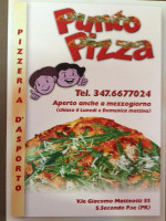 Punto Pizza menu