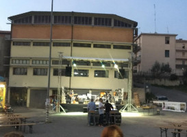 Football And Beer outside