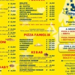 Europizza Carta