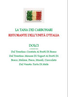 La Tana Dei Carbonari menu