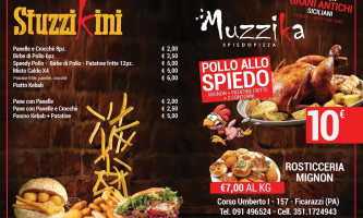 Muzzika menu