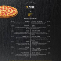 Republic menu