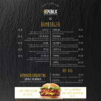 Republic menu