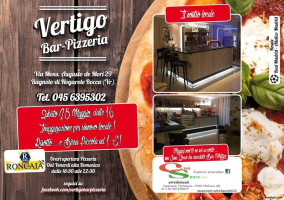 Vertigo Pizzeria menu