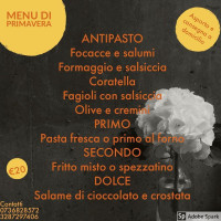 Agriturismo Due Pini menu