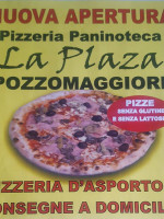 La Plaza Pizzeria Paninoteca Pozzomaggiore menu