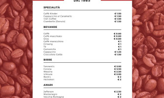 Nardo menu