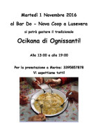 Osteria Nova Coop Lusevera menu