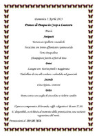 Osteria Nova Coop Lusevera menu