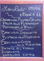 Osteria San Rocco menu