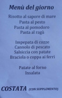 Osteria San Rocco menu