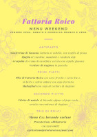 Fattoria Roico menu