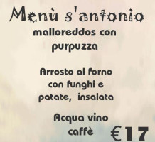 S' Incontru menu