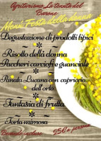 Agriturismo La Tenuta Del Barone menu